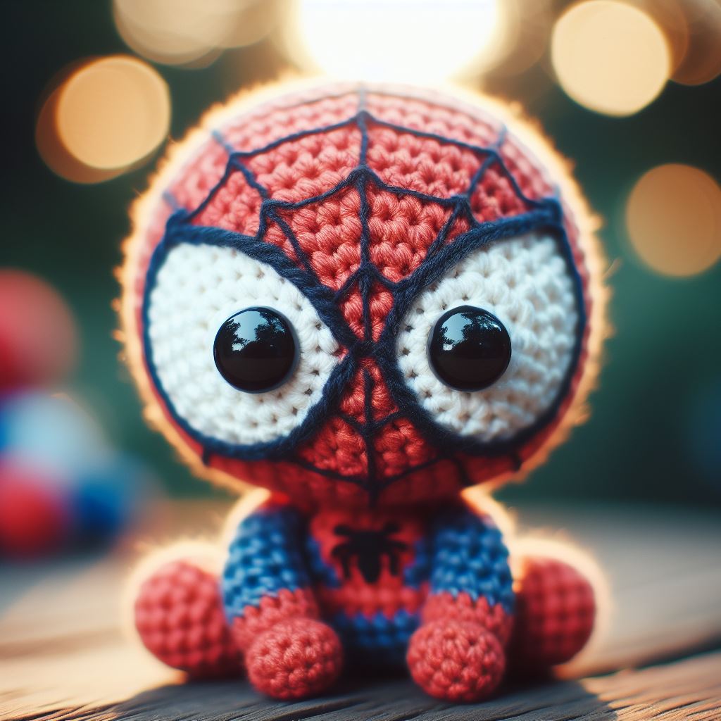 Cute Spider-Man Amigurumi